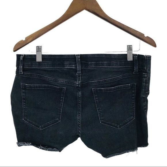 4/$45 | ISABEL MATERNITY |  Black Denim Jean Shorts | 6 MATERNITY - Picture 2 of 5
